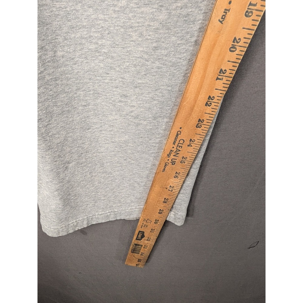 Under Armour Mens Gray Loose Fit Fleece Sweatpants Large Logo 7586 - Picture 3 of 7